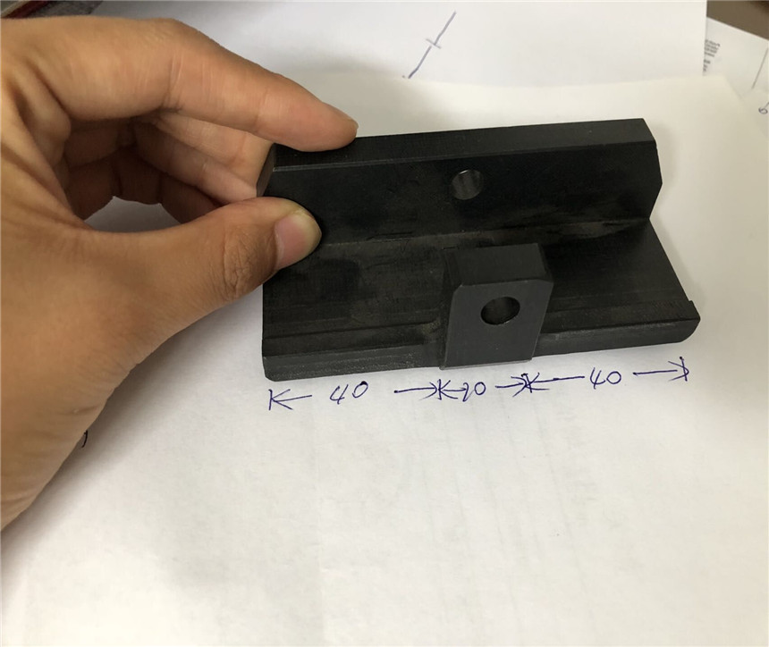 Glass double edging machine component