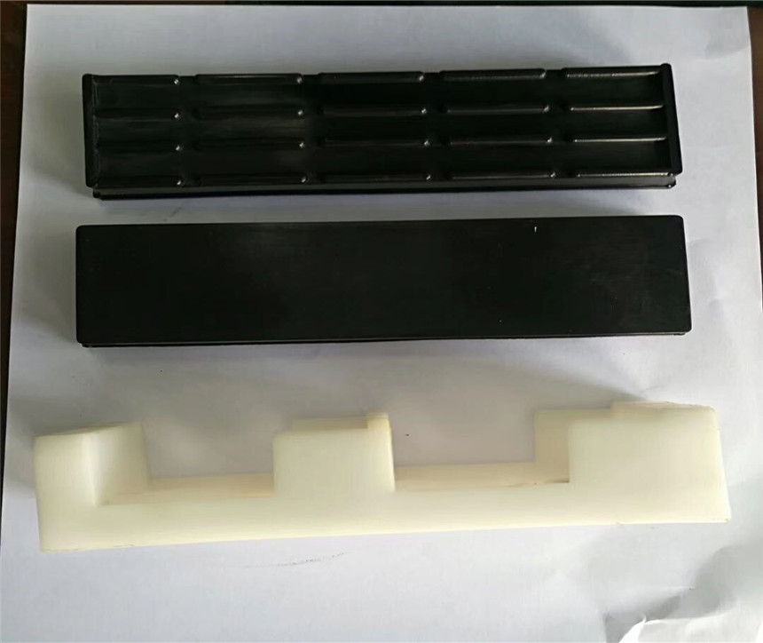 Front pad for edging machine